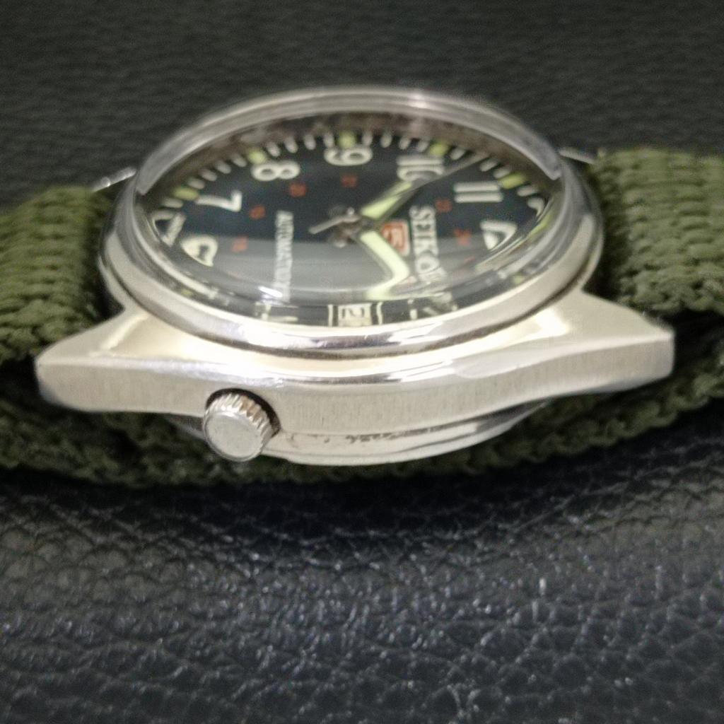 JAPAN VINTAGE SEIKO 5 AUTOMATIC 7S26A MENS BLUE COLOR DIAL WATCH A701666-5 R206c-a701666