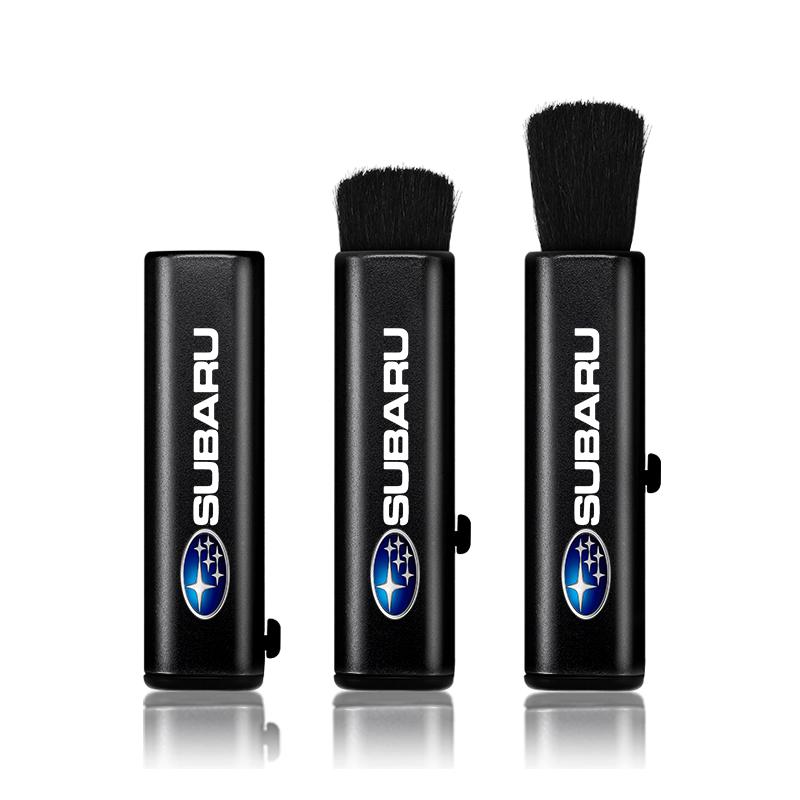 1Pcs PPS Car Retractable Cleaning Brush Artificial Wool Small Brush For Subaru STI Forester Impreza Legacy Outback XV BRZ WRX dos3