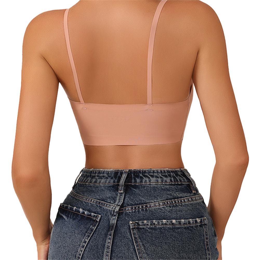 Женский сексуальный бесшовный бюстгальтер с открытой спиной, бюстгальтер Push Up Tupe Top, женский бюстгальтер без косточек, мягкий бюстгальтер с подкладкой