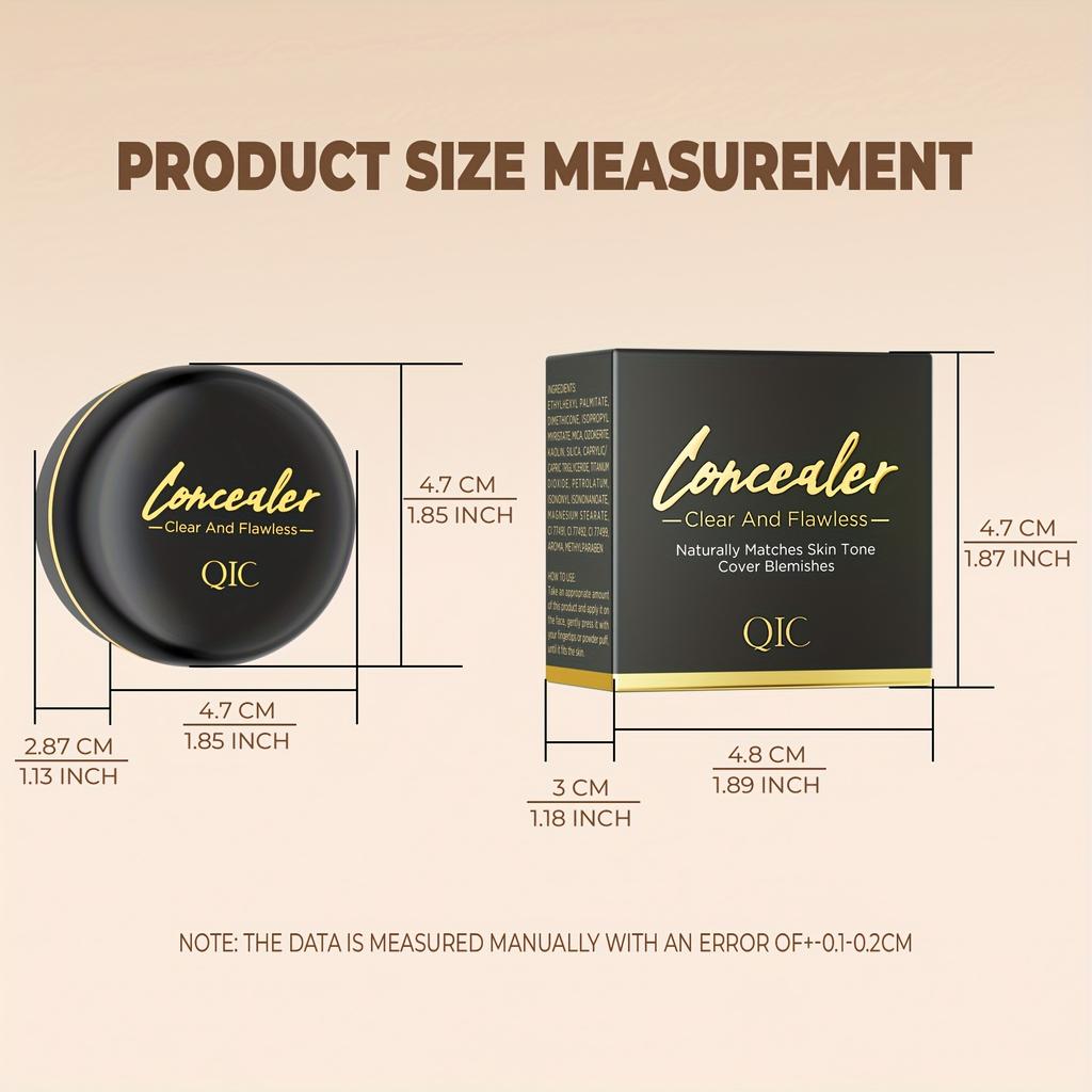 Softening Foundation Stick Full Coverage Concealer for Blemishes Dark Circles, Long Lasting Flawless Finish