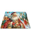 Entry Doorway Mat Advanced Sense Cartoon Santa Claus Entry Door Cushion Non-slip Home Moisture-wicking Quick Drying Mat