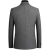 Business Casual Woolen Blazer Men Autumn Solid Men Blazer Long Sleeve Blazers for Men