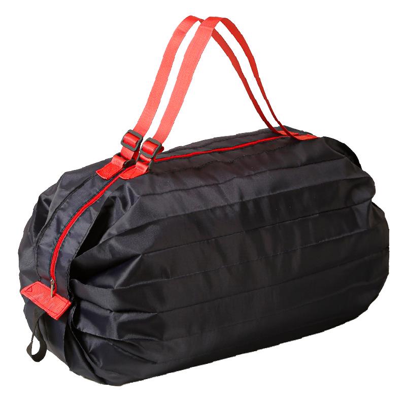 Складная водонепроницаемая сумка для покупок большой вместимости на молнии с креативным принтом - Экологичная сумка-тоут для хранения в супермаркете