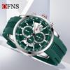Business Men's Quartz Watch Three Eye Six Needle Chronograph Waterproof Night Light Calendar Men's Quartz Watch