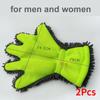 1/2Pcs Microfiber Car Wash Gloves Car Cleaning Tool Home Use Multi-function Cleaning Brush Detailing Washing Gloves Accessories