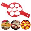 7 Holes Silicone Mold Pancake Maker Nonstick Egg Ring Maker Kitchen Baking Cooking Mold Cooking