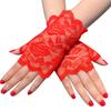 Женские ажурные перчатки без пальцев для защиты от солнца