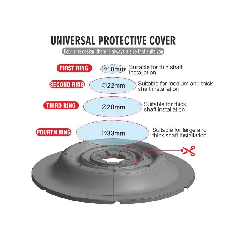 1 Универсальный автомобильный рычаг стеклоочистителя Нижнее отверстие Защитная крышка Рукав стеклоочистителя Отверстие для стеклоочистителя Пылезащитная накладка Предотвращает попадание листьев Аксессуары