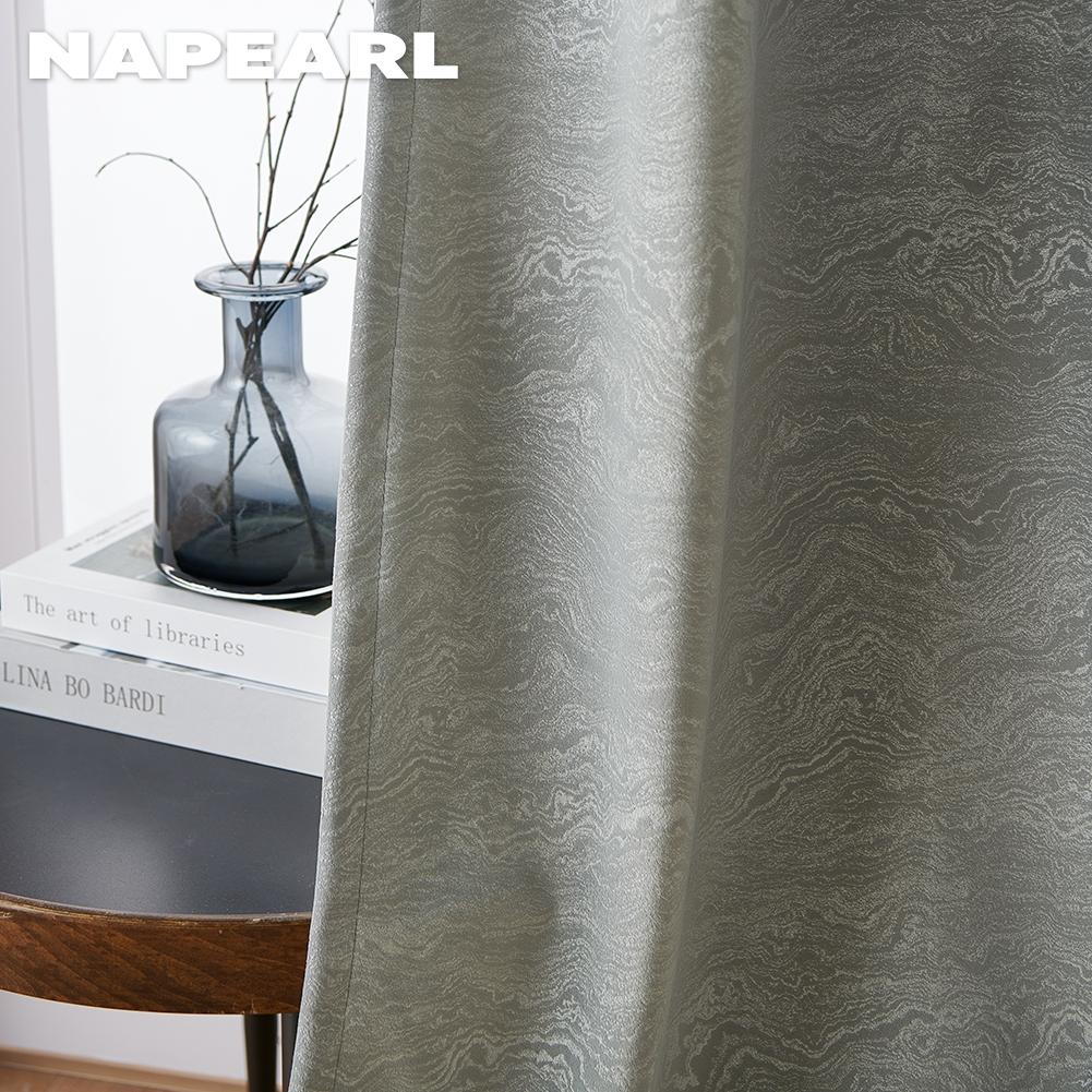 1 шт. NAPEARL 70-80% затемнение сплошной цвет универсальные наклеиваемые под давлением затемняющие шторы для спальни гостиной домашнего декора