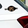 Waterproof Dog Car Decal Zipper Design Pet Car Decoration Sticker Dog Car Sticker  Scratch Covering