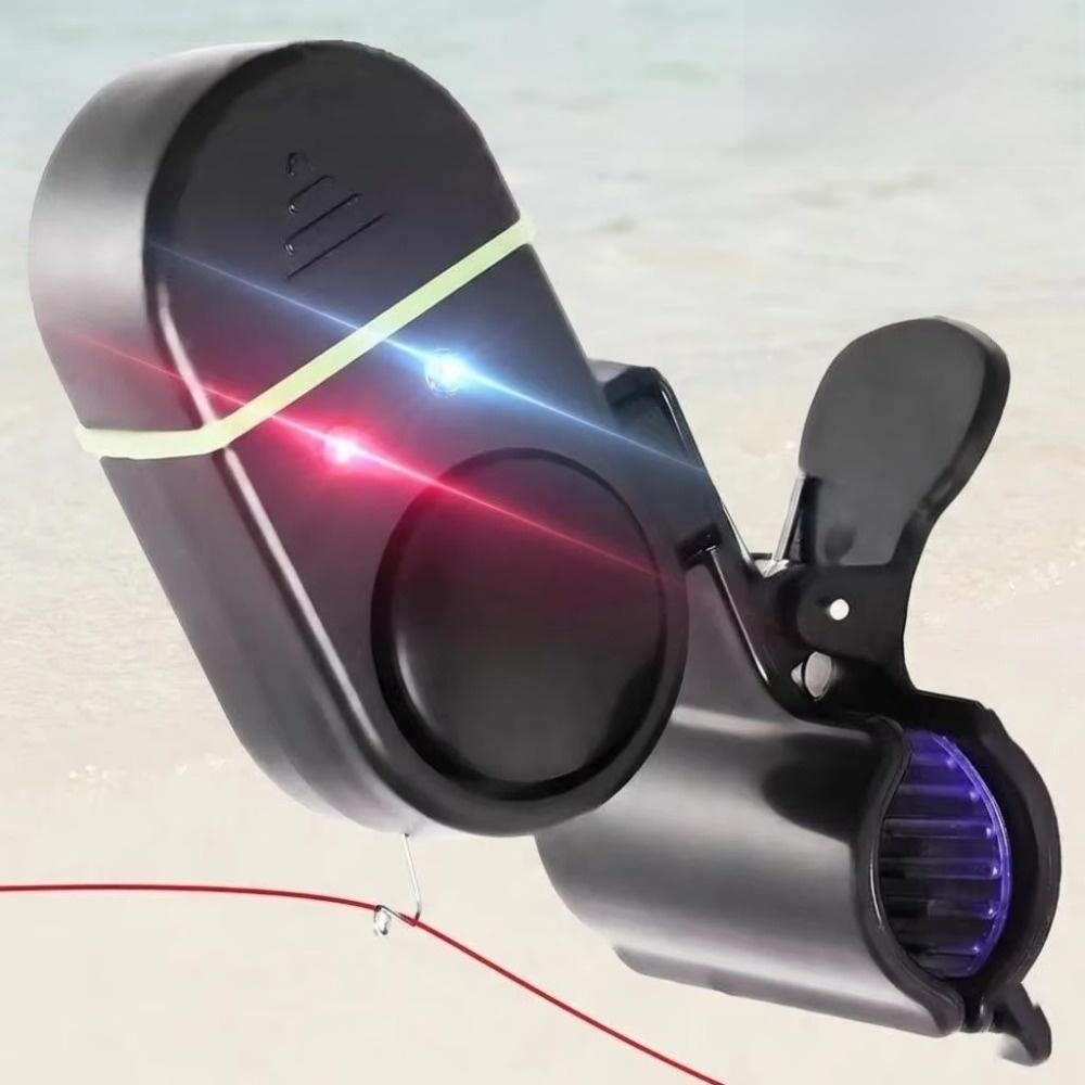 Sound Bell Alert Fish Bite Alert LED Light Indicator Fishing Rod Buzzer Fishing Indicator  Night