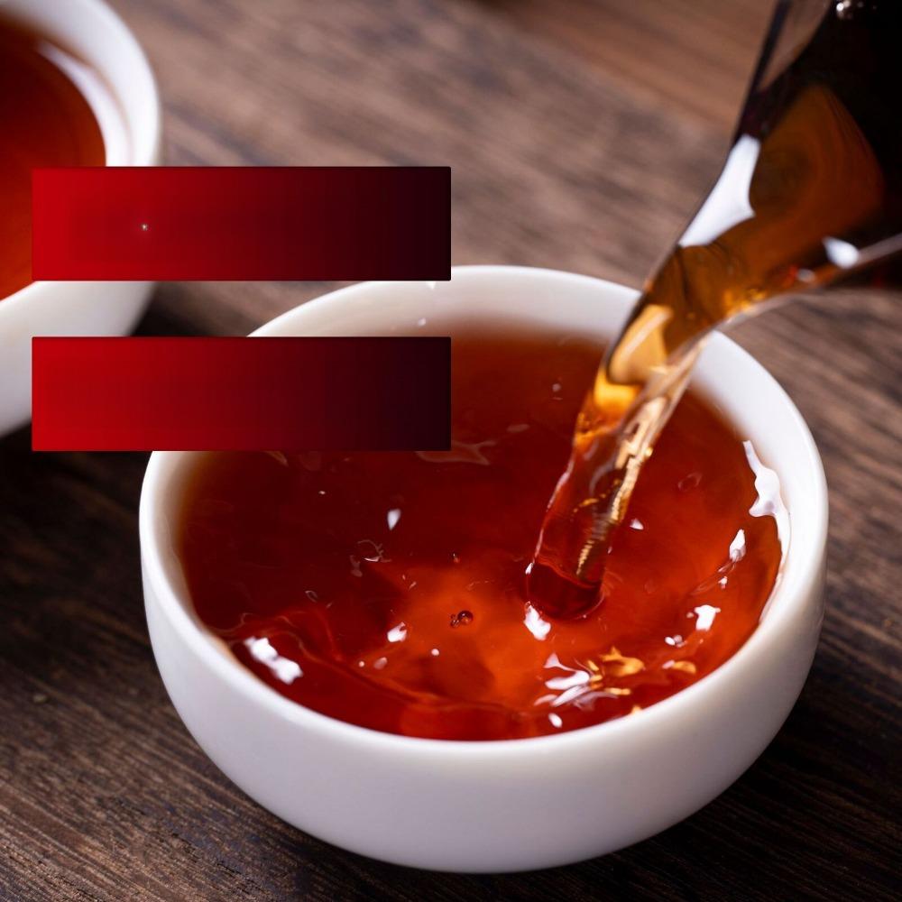 2015 Клейкий ароматный выдержанный чай пуэр - 357 г чайной плитки