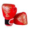 Tiger Flame Print Kids Boxing Gloves Pu Fabric For Children And Youth With Safety Features For Boxing And Sparring