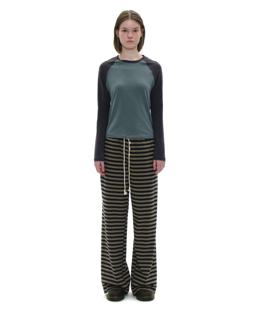 PARTIMENTO WOMEN Pwc Button Wide Leg Jersey Pants_8 Colors