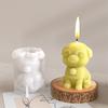 3D Милый Животное Маленькая Собака Свеча Силиконовая Форма DIY Домашние Собаки Ароматическая Свеча Смола Формы для Мыла Помадка Торт Шоколадная Форма
