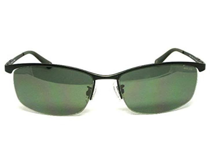 Police Солнцезащитные очки POLICE SPLC59J 531V 59 с защитой от ультрафиолета, модель 2021 г., японская модель, титановая оправа, полуободковая, стильная, квадратная, матовая [] Мужские