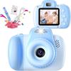 Kids Camera, HAONIU 48MP Digital Dual Camera Kids Toys for Boys/Girls 3-12 Years Old, Kid Selfie Camera with 2.0 Inch IPS Screen, 32GB SD Card, 1080P