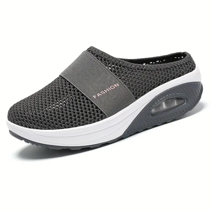 New Women Sneakers Air Cushion Slip-On Orthopedic Platform Sneakers Mesh Lightweight Wedges Sneakers Designer Shoes for Women