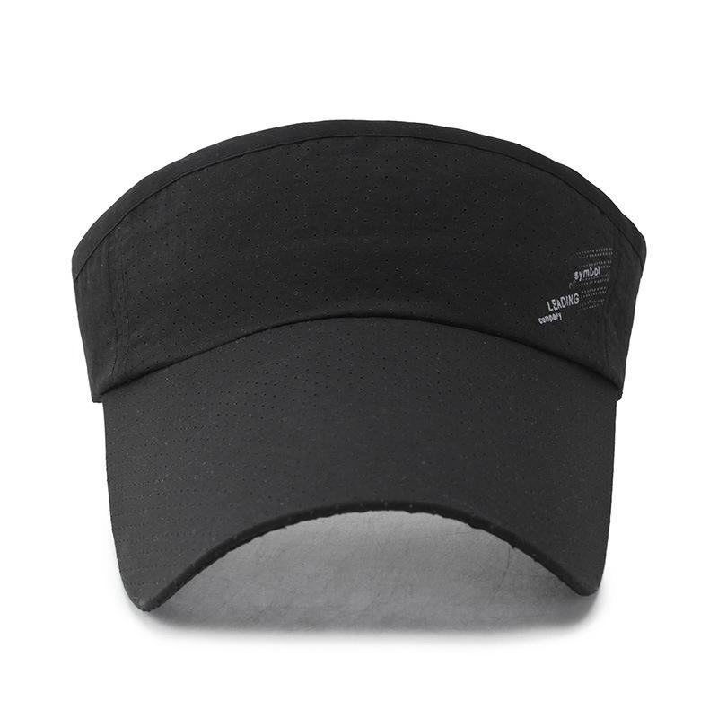Summer empty top sun hat quick drying hat men's and women's fashion sports running breathable mesh hat no top sun hat