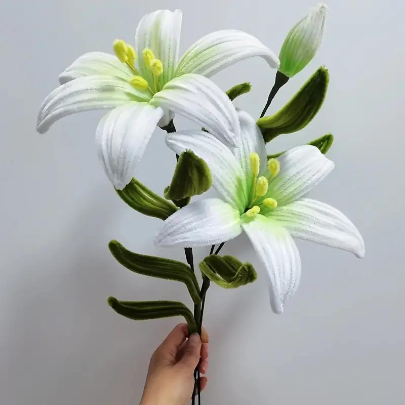 Набор букета из 362 штук ершиков для трубок «Лилия», Улучшенный зашифрованный DIY проект ручной работы, Подарок на выпускной, Подарок на праздник.