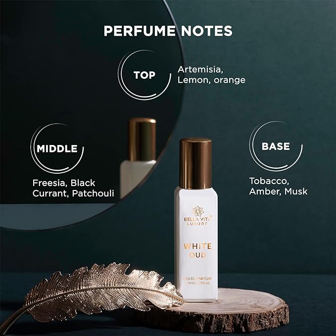 Bella Vita Luxury White Oud Eau De Parfum Unisex Perfume for Men & Women