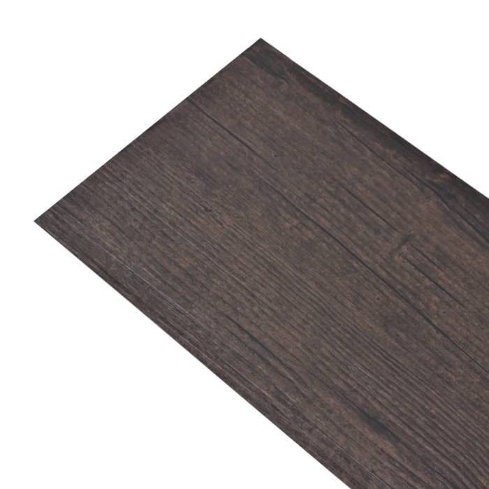 VidaXL Self-adhesive PVC Floor Tiles 5.02 M² 2 Mm Dark Brown 245177