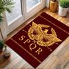 Ковер с узором в виде римского орла и символикой SPQR, противоскользящий коврик, подходит для гостиной и спальни, под диваны