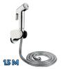 Muslim Handheld Holder Shower Head Bidet Spray Portable Toilet Chrome Cleaning Hygienic Jet Kit Multi-functional