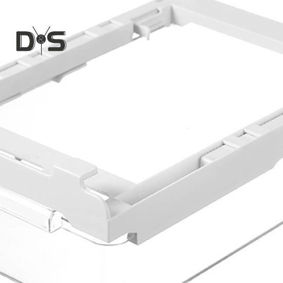 Pull-out Fridge Drawer Organizer Storage Box Large Capacity Easy Installation Transparent Refrigerator Storage Drawer Bin