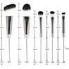New 5pcs DIY Beadable Makeup Brushes Makeup Brushes Set For Gift