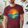Sunset Ocean Shirt, Beach Lover Sweater, Casual Summer Style Tee, Beach Lover Gift, Beach Vacation T-shirt, Summer Sunset Top, Sunset Outfit
