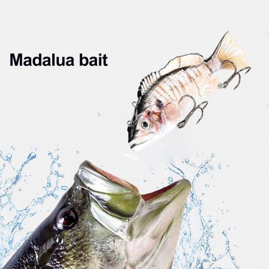 13,5 см/39,3 г/54 г электрическая многосочлененная рыболовная приманка с поплавком, перезаряжаемая через USB, светодиодная светящаяся приманка, роботизированная искусственная приманка, рыболовные принадлежности