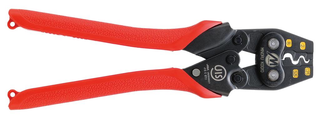 Minoru Industrial M-Creative Инструмент для обжима, Обжимные клещи (для голых обжимных клемм и гильз) 1.25, 2, 5.5, 8, JIS MC10H008J