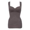 Lucien Power Shape Classic Slimming Tank Top with Wood Warm Size M Women's Cups, Gray,