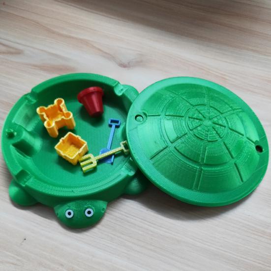 Mini Turtle Sandbox with Tools Fidget Desk Toy for Stress Relief Mini Zen Garden Sandbox Desktop Accessories for Home