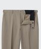 MUSINSA STANDARD Cool Touch Semi-Wide Hidden Banding Slacks [Grayish Beige]