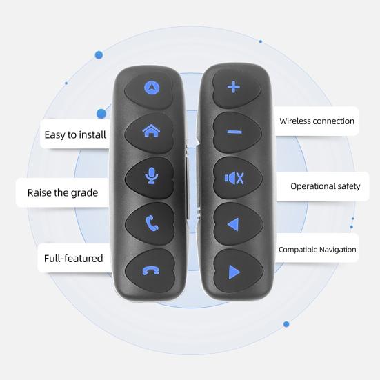 Рулевое колесо, дистанционное многофункциональное управление, беспроводное питание, аккумулятор, безопасный портативный мини-чувствительный к вождению