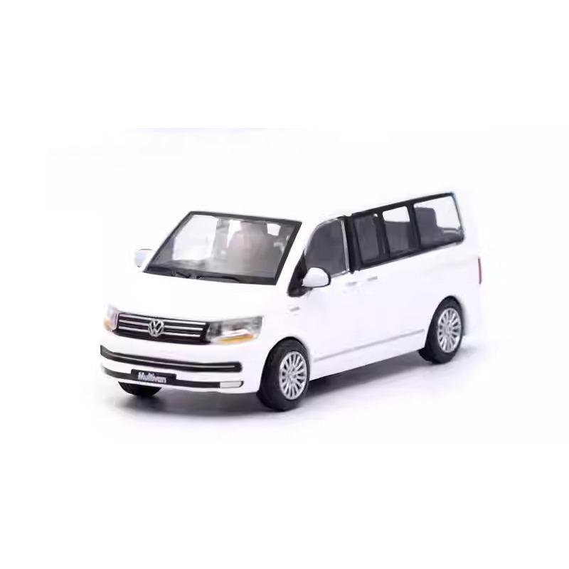 Масштаб 1/64 T6 Multivan MPV Van Миниатюрная модель 1:64 бесплатных колеса игрушечная машинка литая литая коллекция сплава подарок для мальчиков ребенок
