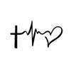 Faith Hope Love Heart Sticker Car-Styling Vehicle Window Body Bumper Decal Decor