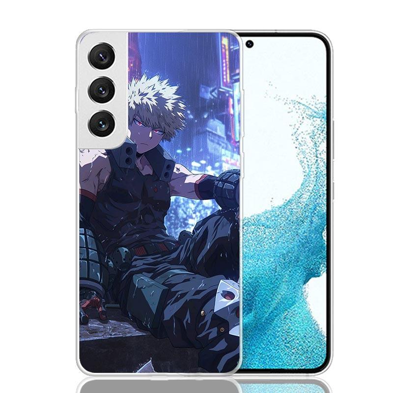 Бактего Кацуки MHA Мой герой Чехол для телефона для Samsung Galaxy S26 S25 Edge S24 S23 FE S22 Ultra S21 Plus S20 + Fundas Cover Coque Ga