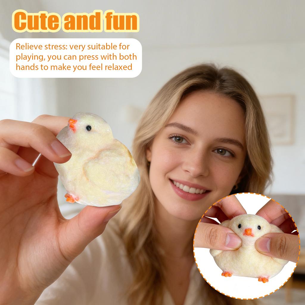 Игрушки ручной работы Chick Taba, ультрамягкие игрушки для снятия стресса ( Курица )