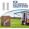 1set 2-IN-1 Awning Storm Band Straps Tie Down Kits For Thule Fiamma Dometic Awning Canopy Fit For Most Motorhomes