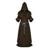 Средневековый Костюм Монаха Волшебника Жреца Комплект с Мантией и Шалью Для Косплей Мероприятий и Хэллоуина