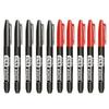 6/10 PCS Permanent Marker Pen Manga Drawing Markers Black Blue Red Waterproof Ink Sketch Pens Stationery Art School Supplies