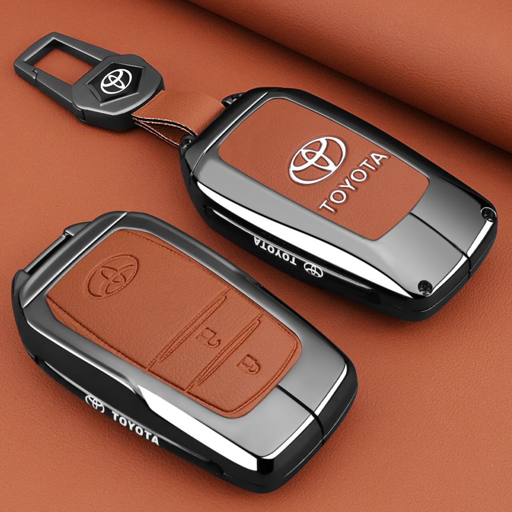 2026 Новый кожаный чехол для автомобильного ключа Toyota Для Toyota C-HR Hilux Fortuner Land Cruiser 200 Camry Corolla Crown RAV4 2023 202