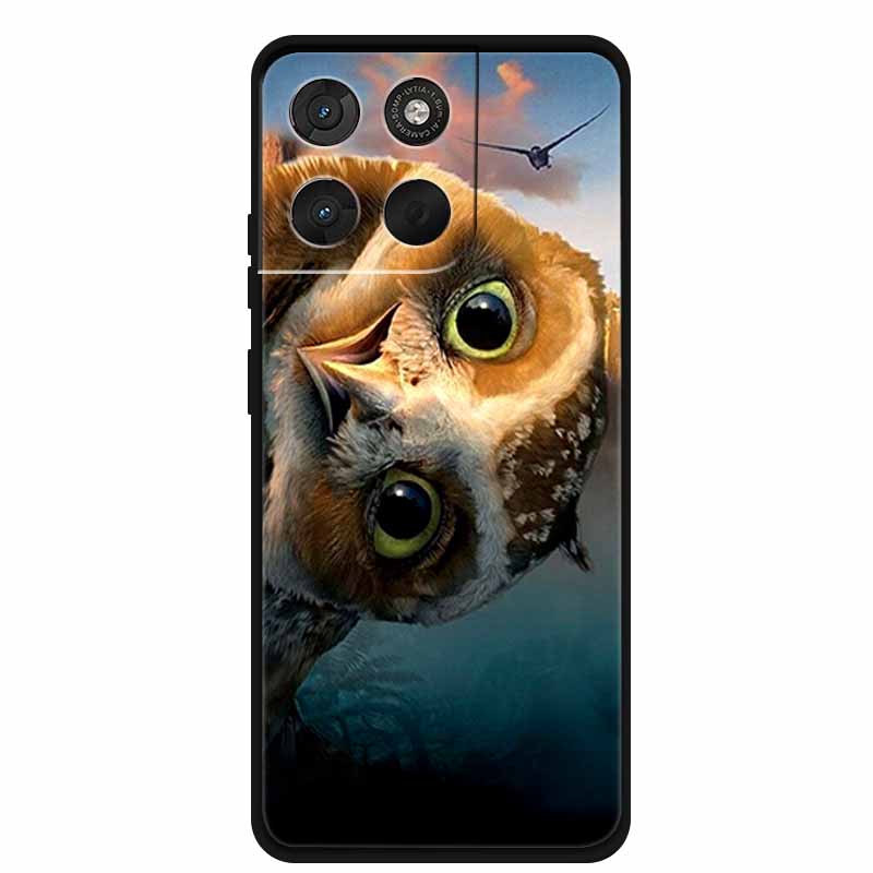Для Motorola Moto G57 Чехол-аккумулятор Милый Кот ТПУ Чехол для Телефона Мягкий Силиконовый Чехол Для Moto G57Power Чехлы Ударопрочный Coque G 57 Power