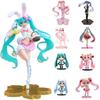 Miku Cartoon Hatsune Virtual Singer Manga Statue Figurines Collectible Model Toy