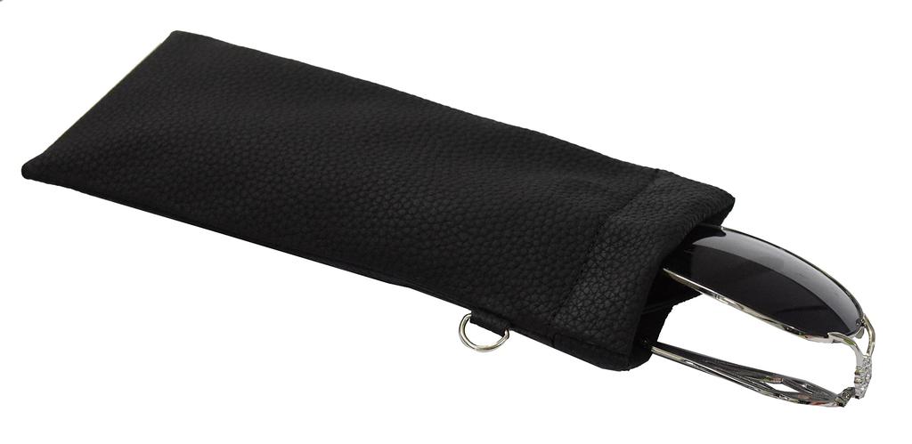 Eyeglass Sunglasses Soft Case for Men and Ultra Lightweight Neck Strap Thin Soft Reading Glasses Case with Strap [wakuwakumonkey] Case, Case, Women,