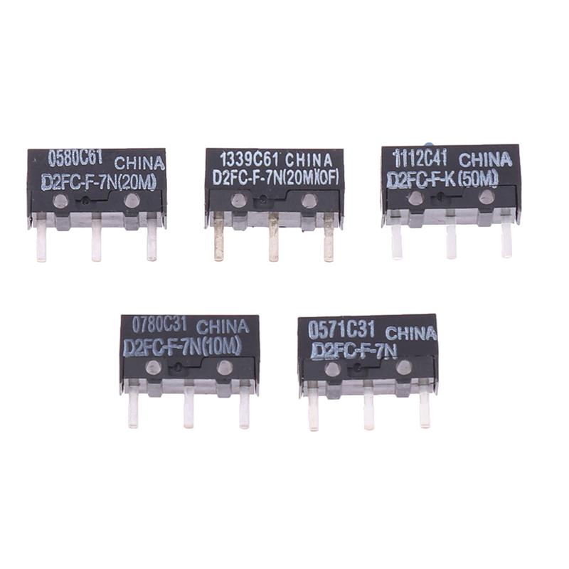 2 шт. Микропереключатель для мыши D2Fc-F-7N 10M 20M D2Fc-F-K(50M) -Rz D2F D2F-01 D2F-01F D2F-L D2F-01L D2F-Fl D2F-F-3-7