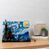 Vincent Van Gogh The Starry Night  Art Painting Building Blocks Bricks Ideas Home Decorae Education Toys For Kids Gifts
